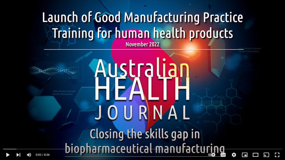 Australian Health Journal … Centre for Biopharmaceutical Excellence